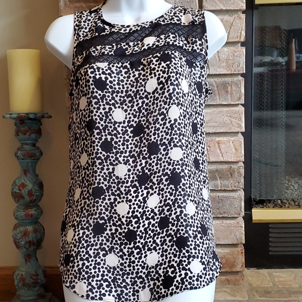 Cabi lace tank top